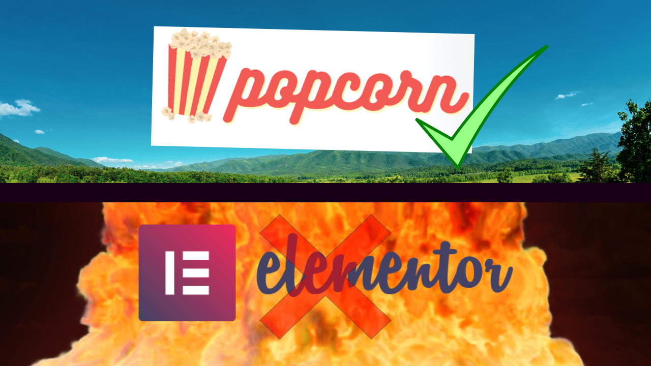 Why Bloggers Hate Elementor – Time to Try Popcorn Theme