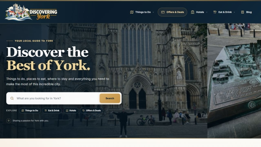 Discovering York: Before & After a Complete WordPress Website Redesign