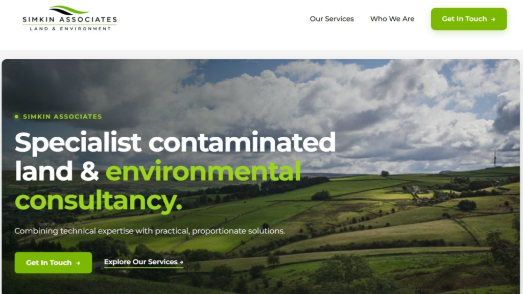 Simkin Associates: Building a Complete Website for a New Environmental Consultancy
